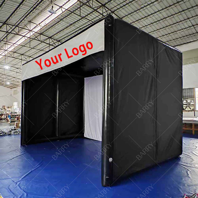 Tenda de entrenamiento de golf inflable de swing completo Evento de juego deportivo Golf Sim Bay Recinto de simulador de golf inflable