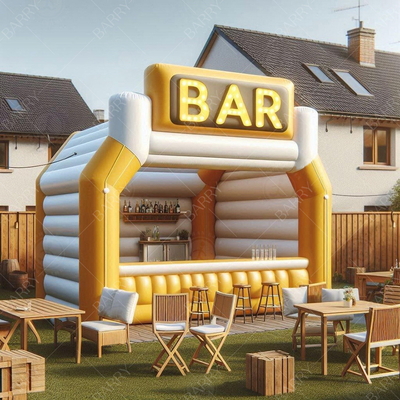 Bar de piscina flotante inflable para adultos