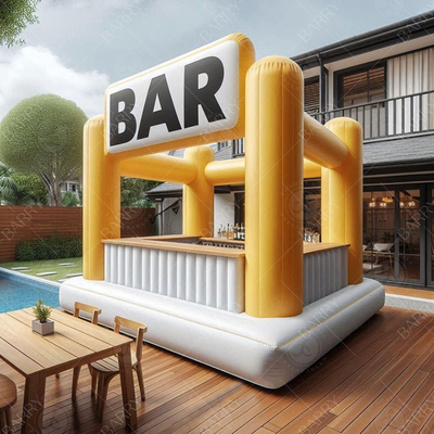 Bar de piscina flotante inflable para adultos