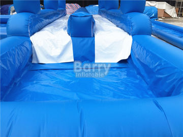 resbalón inflable y diapositiva del solo carril de la lona del PVC de 0.55m m con la piscina
