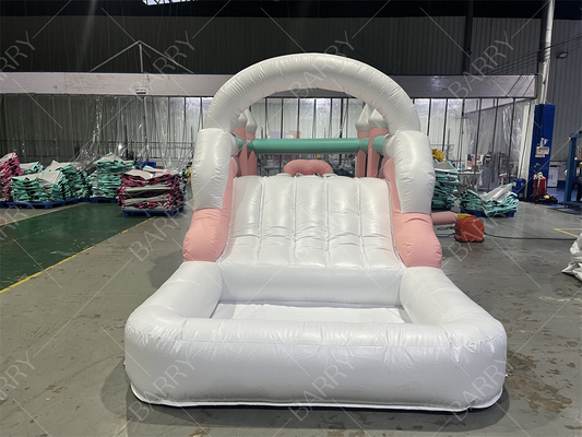 Fiesta personalizada Inflable castillo de salto Inflable salpicador castillo de salto Niños Niña Princesa Carruaje Combo con tobogán