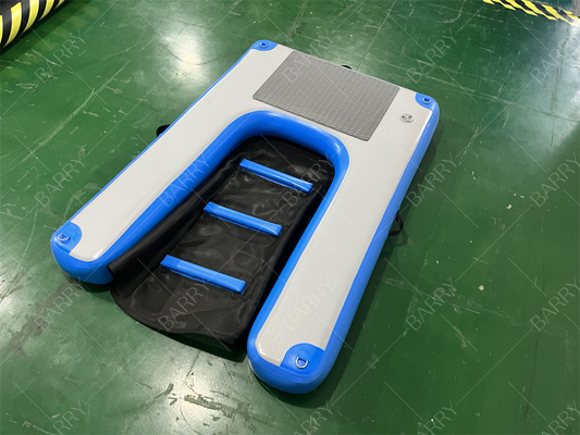 OEM escaleras flotantes para mascotas escalera de agua inflable rampa para perros Barry