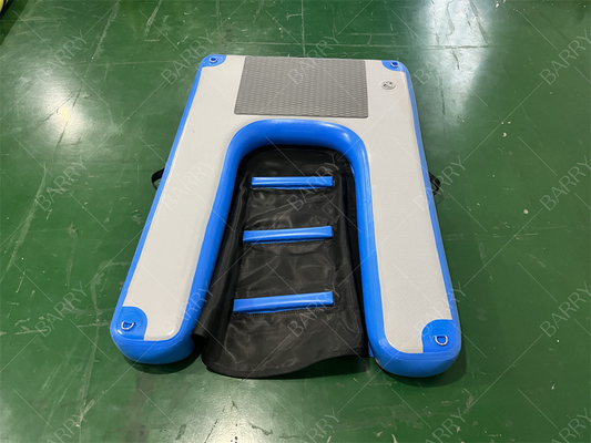 OEM escaleras flotantes para mascotas escalera de agua inflable rampa para perros Barry