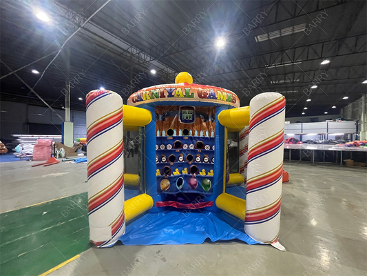 Juego de Carnaval de Clavo de grado comercial 5 en 1 Juego de Deportes Inflables para Niños al aire libre