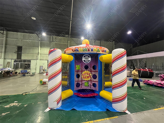 Juego de Carnaval de Clavo de grado comercial 5 en 1 Juego de Deportes Inflables para Niños al aire libre