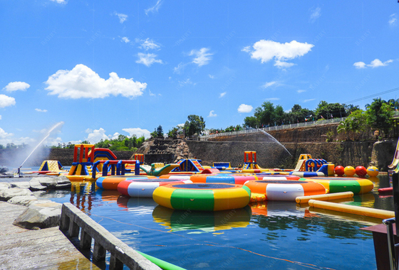 Parque acuático flotante de PVC personalizado para piscina
