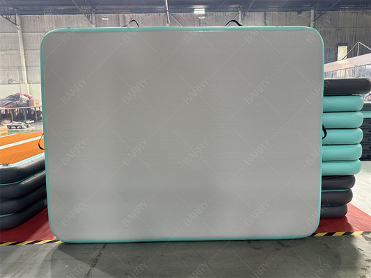 2.4×1.8x0.15m Dropstitch Botes inflables Jet Ski Dock Agua Natación flotante Islas