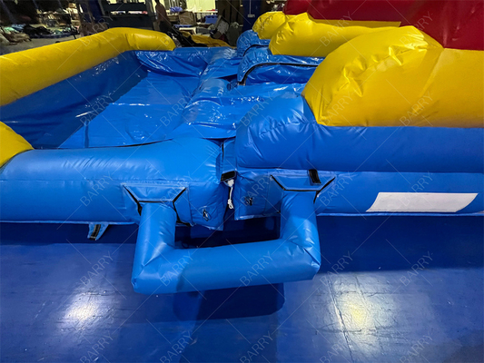 10.5x5.4x6.6m comercial de doble carril gigante deslizamiento de agua inflable saltador de salto luna rebotar toboganes de agua para adultos piscina