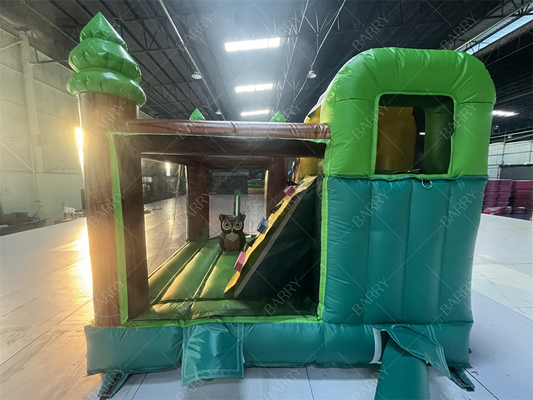 3.6x3x2.4m Temática animal Bosque lluvioso salto castillo saltador comercial casa de salto inflable