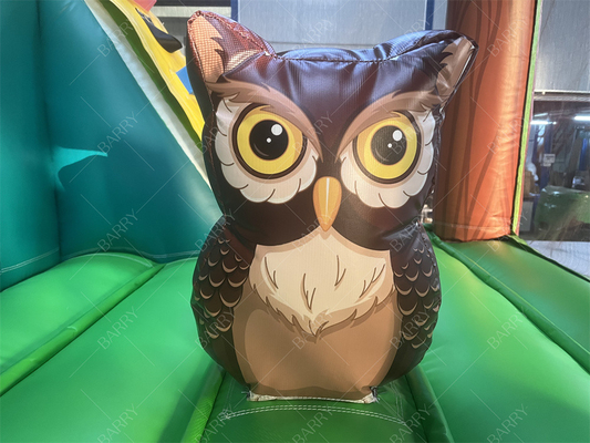 3.6x3x2.4m Temática animal Bosque lluvioso salto castillo saltador comercial casa de salto inflable