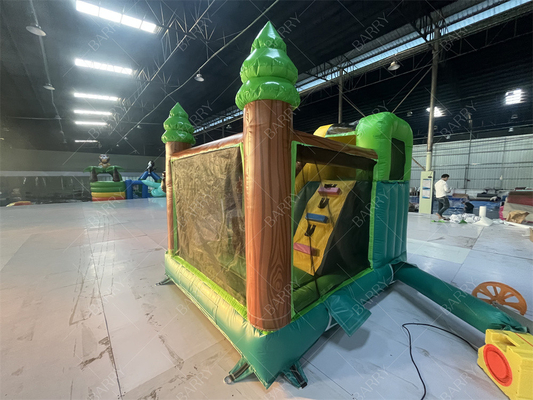 3.6x3x2.4m Temática animal Bosque lluvioso salto castillo saltador comercial casa de salto inflable