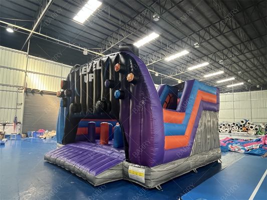 Personaliza tamaño mayorista nivel de arriba bomba de aire acondicionado castillo de salto para niños