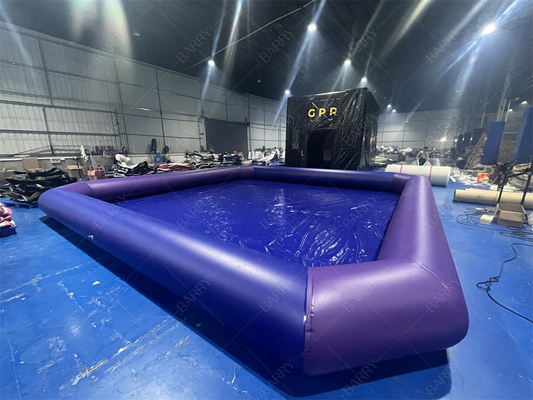 Barry Púrpura Piscina Inflable Aérea Estricta Piscina Inflable Exterior Para Adultos