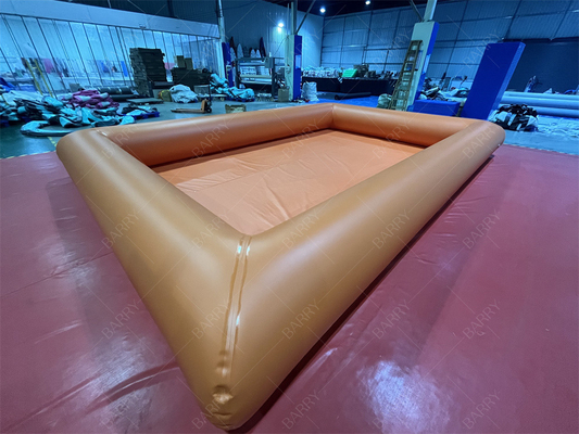 Jardín comercial Gran piscina de agua hermética Piscina de agua naranja Juego de agua verano