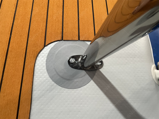 Escaleras de acero inoxidable 3x2x0.2m Inflables Pontoon para el estacionamiento de barcos
