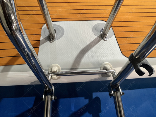 Escaleras de acero inoxidable 3x2x0.2m Inflables Pontoon para el estacionamiento de barcos