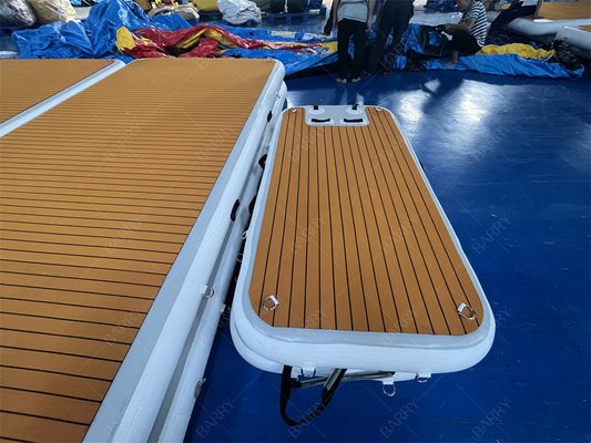Drop Stitch Inflatable Plataforma de barco de motor Yacht plataforma de muelle