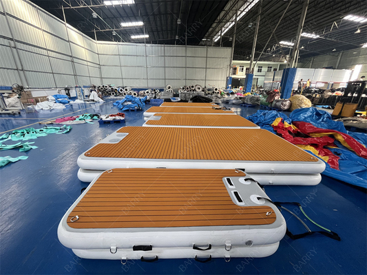 Drop Stitch Inflatable Plataforma de barco de motor Yacht plataforma de muelle