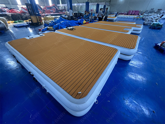 Drop Stitch Inflatable Plataforma de barco de motor Yacht plataforma de muelle