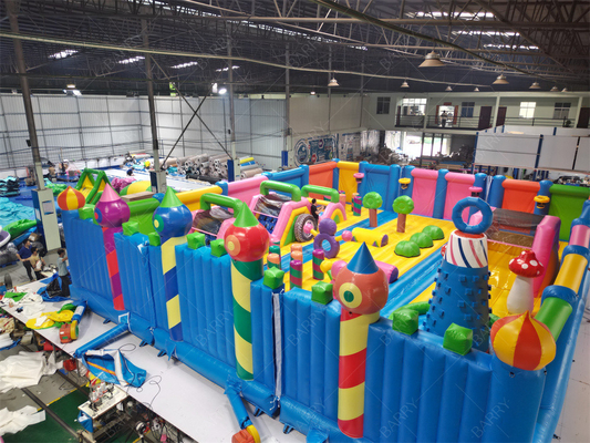 Custom World'S Biggest Kids Indoor Bounce House Parque temático Parque de juegos inflable