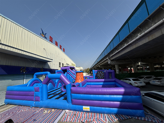 Parque de juegos comercial al aire libre Casa de salto Parque temático inflable para adultos Niños