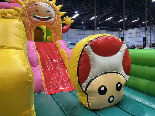 Zoo Animal Oso serio Conejo Niños pequeños Castillo de salto Parque temático Ciudad divertida para niños