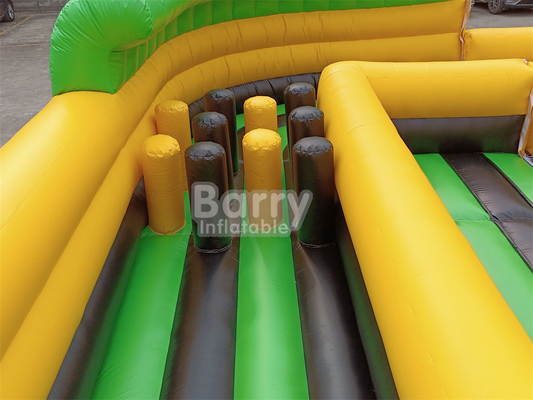 Gran Parque Temático Inflable de Agua Seca Nacional Interior Gran Casa de Salto Con Limpieza Juego Deslizamiento de Escalada Pared