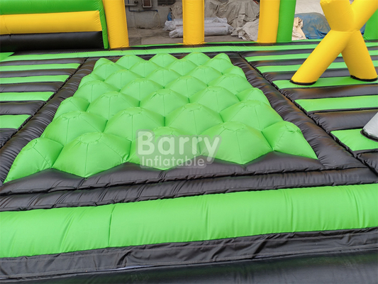 Gran Parque Temático Inflable de Agua Seca Nacional Interior Gran Casa de Salto Con Limpieza Juego Deslizamiento de Escalada Pared