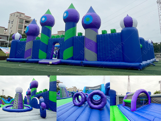 30x30m Gran Parque de diversiones Bounce Parque temático inflable Bounce House Play Area Juego