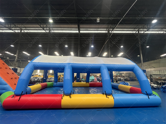 Piscina inflada para niños con cubierta de PVC de 10x8x3.5 pies