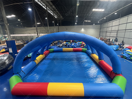 Piscina inflada para niños con cubierta de PVC de 10x8x3.5 pies