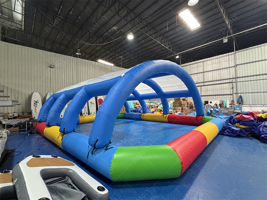 Piscina inflada para niños con cubierta de PVC de 10x8x3.5 pies