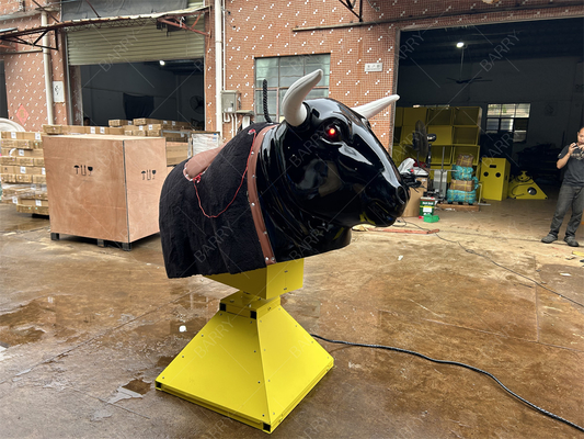 Cabalgata de toros mecánica inflable para adultos - Red Rodeo Simulator