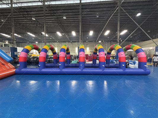 Túneles inflables de rociado de agua de 32.8 pies para eventos de verano