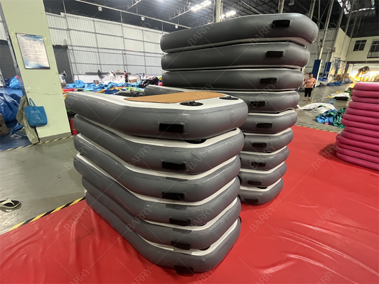 Rampa de agua inflable para perros personalizable con bomba de aire