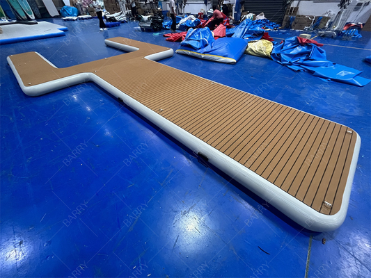 Plataforma de agua de PVC EVA de muelle flotante inflable personalizable