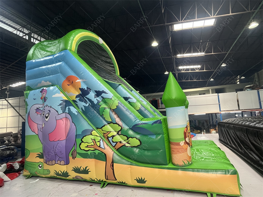 Deslizador inflable de animales 6x4M personalizable para niños