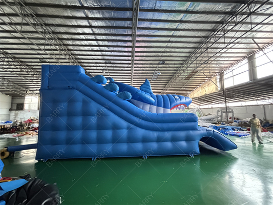 Gran tiburónSlide inflable para piscina Slide de piscina de verano Slide de agua inflable para niños y adultos