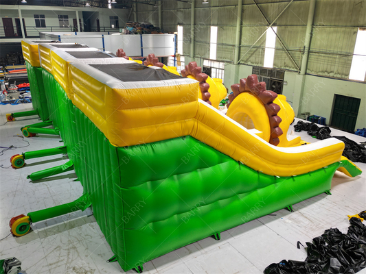 Aseguramiento de la calidad de los toboganes de piscina inflables de león, toboganes de agua inflables para piscinas en el suelo