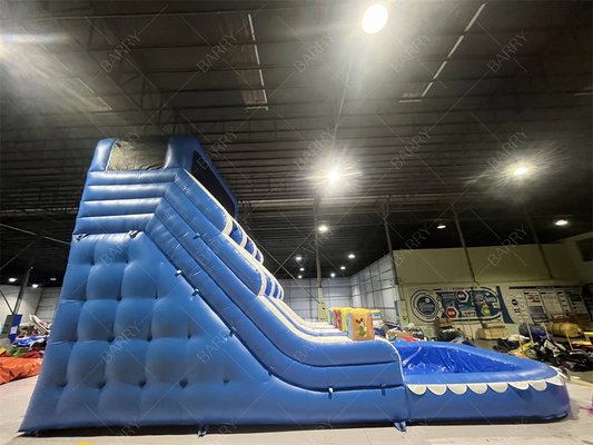 Parque de diversiones Jardín al aire libre Niño grande toboganes de agua dobles inflables para adolescentes Jardín trasero