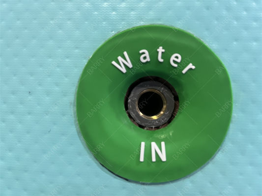 Piscina para niños de PVC DWF de color personalizado comercial con cubierta, piscina inflable, tela de punto de caída, piscina de agua