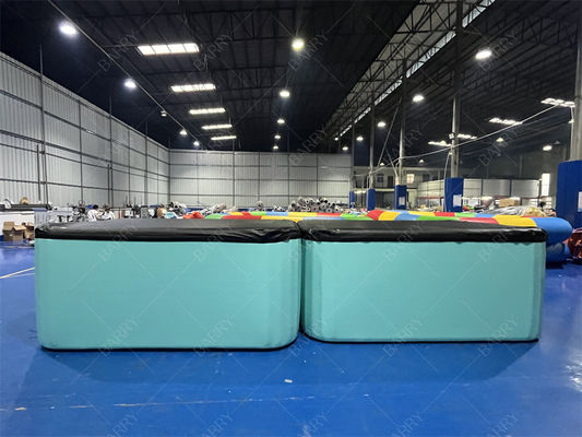 Piscina para niños de PVC DWF de color personalizado comercial con cubierta, piscina inflable, tela de punto de caída, piscina de agua