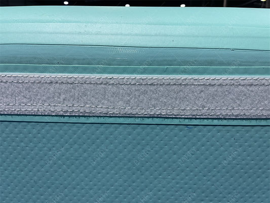 Piscina para niños de PVC DWF de color personalizado comercial con cubierta, piscina inflable, tela de punto de caída, piscina de agua