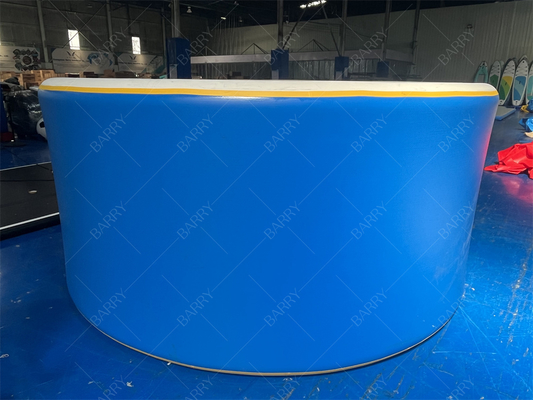 Tecnología de aire múltiple piscina de agua portátil personalizada natación Dwf niño piscina inflable tela de punto de goteo Dwf niños goteo de punto piscina