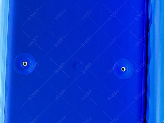 Bañera de Hielo Azul Oscuro Personalizada de PVC Drop Stitch Piscina Inflable con Tapa para Niños