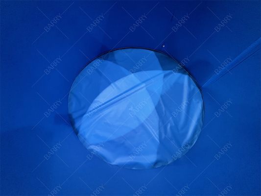 Piscina familiar redonda de trabajo pesado al aire libre Dwf Drop Stitch Piscina de hielo inflable Baño de verano Esencial Piscina de patio trasero
