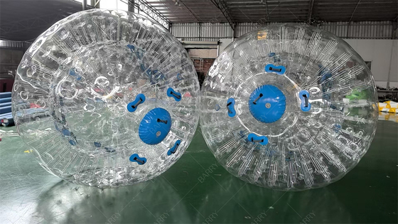PVC TPU 2.5m Hombre loco hámster Zorbing bola rodante Zorb inflada bola para niños adultos