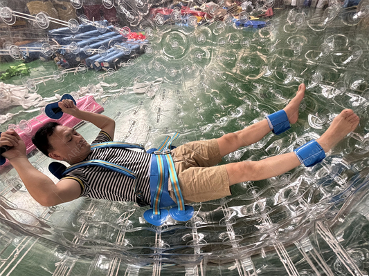 PVC TPU 2.5m Hombre loco hámster Zorbing bola rodante Zorb inflada bola para niños adultos