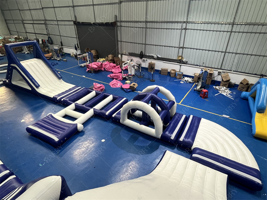 Diseño de moda Parque acuático inflable Parque acuático flotante inflable Parque acuático de negocios verano