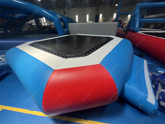 0.9mm PVC Floating Inflatable Parque acuático lago Inflatable Juegos acuáticos Inflatable Parque acuático para el mar